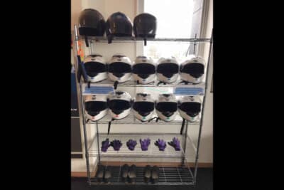 装備のレンタル品も充実しており手ぶらで来店できる