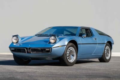 12万8000ドル(邦貨換算約2035万円)で落札された「マセラティ ボーラ」(C)Courtesy of Broad Arrow