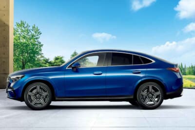 メルセデス・ベンツGLC 220 d Coupé 4MATIC Sports（ISG）：ボディ同色ホイールアーチやワイドホイールアーチも標準装備したクーペモデル