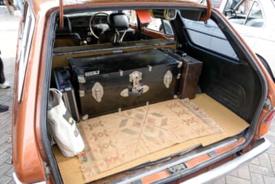 日産 バイオレットバン：最初のオーナーは食堂の大将。かつては食材の仕入れや出前に大活躍していたであろう広大な荷室