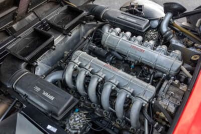 買い手がつかず流札（NOT SOLD）となったフェラーリ「512BBi」（C）Courtesy of Broad Arrow