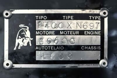 171万6000ユーロ（約3億1918万円）で落札された1971年式「ランボルギーニ P400ミウラS」（C）Courtesy of Broad Arrow