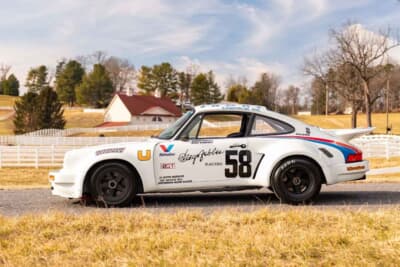 26万5000ドル（邦貨換算約4187万円）で落札されたポルシェ「911 カレラRSR トリビュート」（C）Courtesy of Broad Arrow Broad Arrow