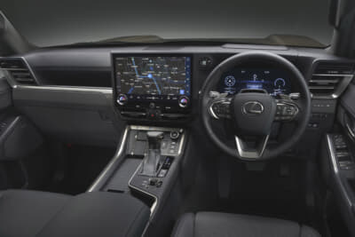 レクサス GX550：視認性と操作性の良さを確保しつつ、快適でモダンな空間を実現している
