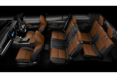 レクサス GX550：インテリアカラーはサドルタンを用意する