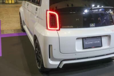 ホンダ Super-ONE：リアバンパー下部の造形。スポーティな雰囲気が光っている