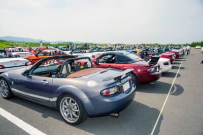 マツダ「ミアータ」：NAからNDまでロードスターが大集結した福島オープンカーフェス。来年も開催の予定なので参加したい人はアンテナを張っておこう