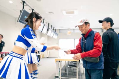 抽選会では「オートメッセ in 愛知」の招待券も配られた