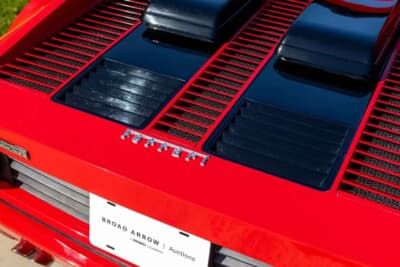 買い手がつかず流札（NOT SOLD）となったフェラーリ「512BBi」（C）Courtesy of Broad Arrow