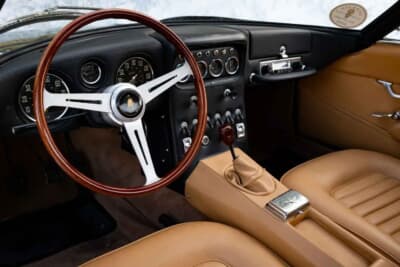 エスティメートは50万~60万ドル(邦貨換算約8000万~9600万円)だったが惜しくも流札となったランボルギーニ「400GT インテリム」(C)Courtesy of Broad Arrow