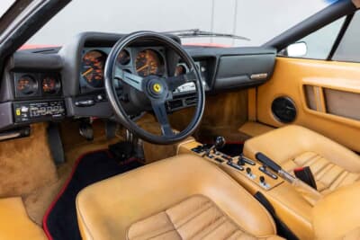 買い手がつかず流札（NOT SOLD）となったフェラーリ「512BBi」（C）Courtesy of Broad Arrow