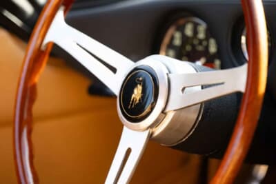 エスティメートは50万~60万ドル(邦貨換算約8000万~9600万円)だったが惜しくも流札となったランボルギーニ「400GT インテリム」(C)Courtesy of Broad Arrow