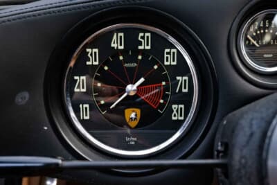 エスティメートは50万~60万ドル(邦貨換算約8000万~9600万円)だったが惜しくも流札となったランボルギーニ「400GT インテリム」(C)Courtesy of Broad Arrow