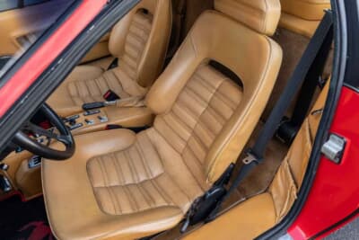 買い手がつかず流札（NOT SOLD）となったフェラーリ「512BBi」（C）Courtesy of Broad Arrow