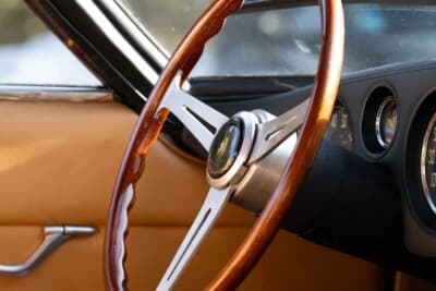 エスティメートは50万~60万ドル(邦貨換算約8000万~9600万円)だったが惜しくも流札となったランボルギーニ「400GT インテリム」(C)Courtesy of Broad Arrow