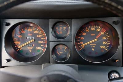 買い手がつかず流札（NOT SOLD）となったフェラーリ「512BBi」（C）Courtesy of Broad Arrow