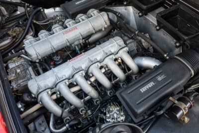 買い手がつかず流札（NOT SOLD）となったフェラーリ「512BBi」（C）Courtesy of Broad Arrow