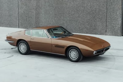 11万2750ユーロ（約1860万3750円）で落札されたマセラティ「ギブリ」（C）Courtesy of Broad Arrow