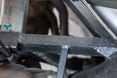 買い手がつかず流札（NOT SOLD）となったフェラーリ「512BBi」（C）Courtesy of Broad Arrow