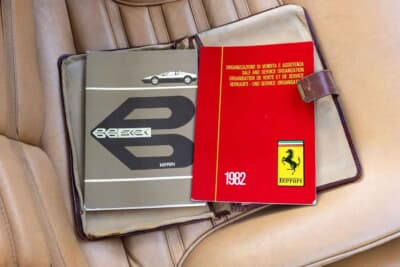 買い手がつかず流札（NOT SOLD）となったフェラーリ「512BBi」（C）Courtesy of Broad Arrow