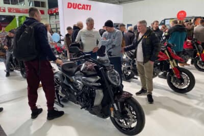 DUCATIはVWグループの不振の影響もあるのか、2025年よりは随分とブースが小さくなっていたのが残念