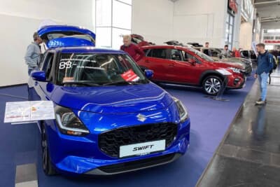 スズキのSWIFTもドイツでは人気のコンパクトカー。SWIFTスポーツは規制により販売終了しているのが残念です