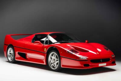 759万8750ユーロ（邦貨換算約13億9315万円）で落札されたフェラーリ「F50」（C）Courtesy of RM Sotheby's