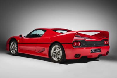 759万8750ユーロ（邦貨換算約13億9315万円）で落札されたフェラーリ「F50」（C）Courtesy of RM Sotheby's