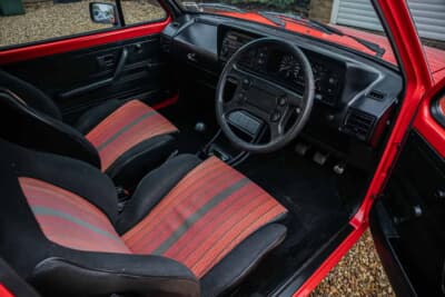1万6875英ポンド（邦貨換算約359万円）で落札された初代フォルクスワーゲン「ゴルフGTI」（C）Iconicauctioneers