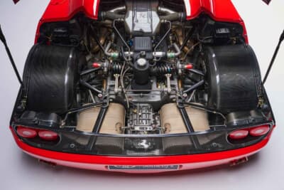 759万8750ユーロ（邦貨換算約13億9315万円）で落札されたフェラーリ「F50」（C）Courtesy of RM Sotheby's