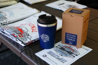 イベントへ参加する楽しみのひとつが、その年度ごとに製作されるTシャツや記念グッズだ