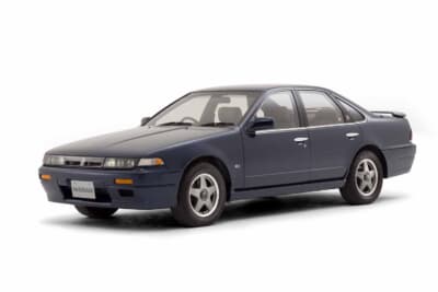 日産 セフィーロ オーテックバージョン：インタビュー当時、櫻井氏が愛車として乗っていたターボ搭載モデル。「ターボがなければいいのに」と氏自身が語っていた一台だ