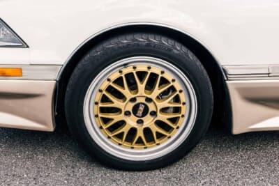 トヨタ ソアラ エアロキャビン：中古で入手したというBBS LMホイール。ソアラの雰囲気を崩すことなく存在感を放っている