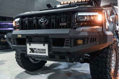 トヨタ ランドクルーザー250：角張ったデザインが攻撃力満点なTJM社製スチールベンチュラーバー