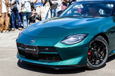 日産 RZ34:アンベールされたのはマイナーチェンジモデル。参加者の視線を釘付けにした仕様だ