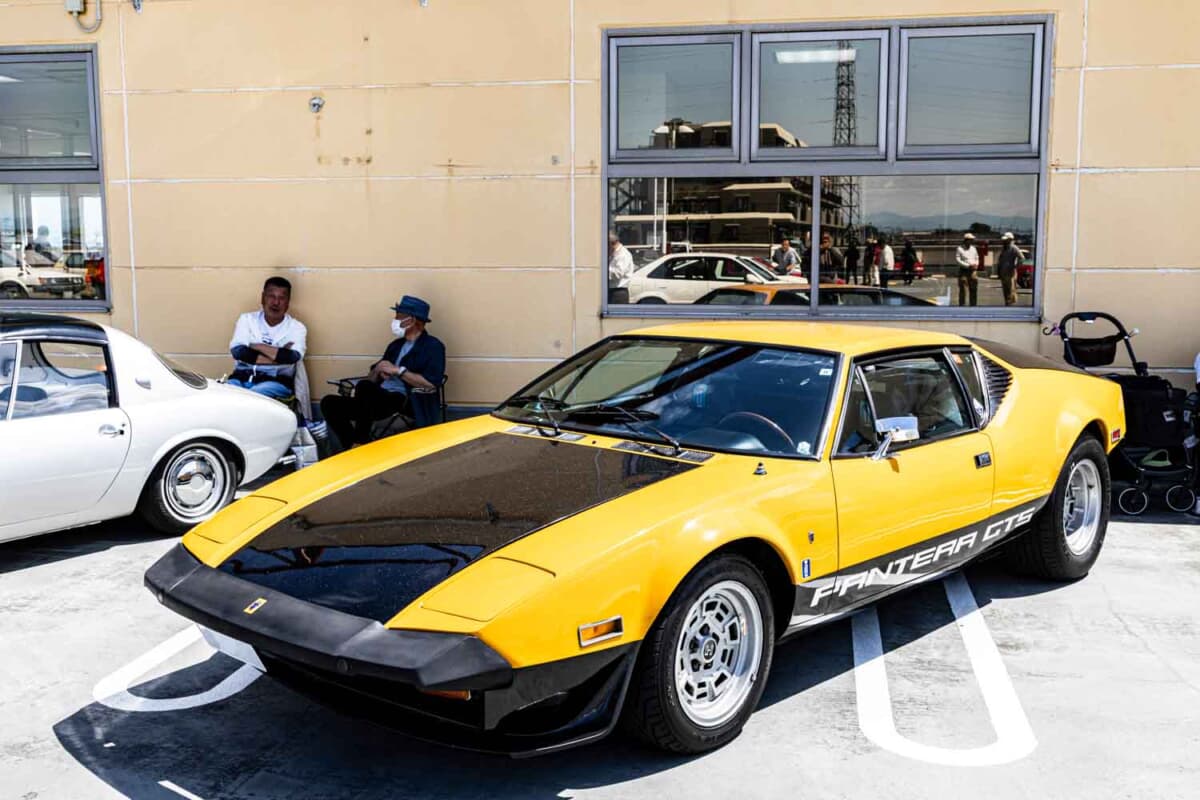 デ トマソ パンテーラGTS：スーパーカーブームを牽引した名車も元気に姿を見せた