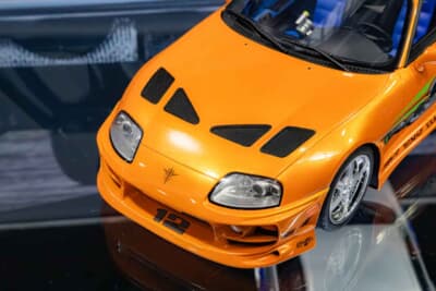 トヨタ スープラ(1/12スケール):迫力あるボメックス製バンパーを見事に立体化している