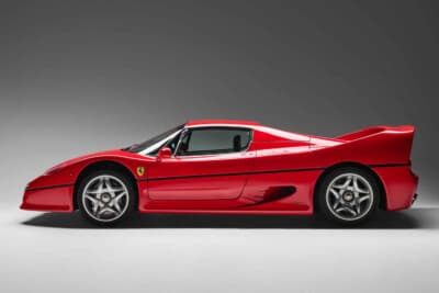 759万8750ユーロ（邦貨換算約13億9315万円）で落札されたフェラーリ「F50」（C）Courtesy of RM Sotheby's