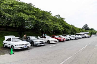 ひと口に1990年代といっても参加車両のジャンルは多岐にわたりバラエティに富む