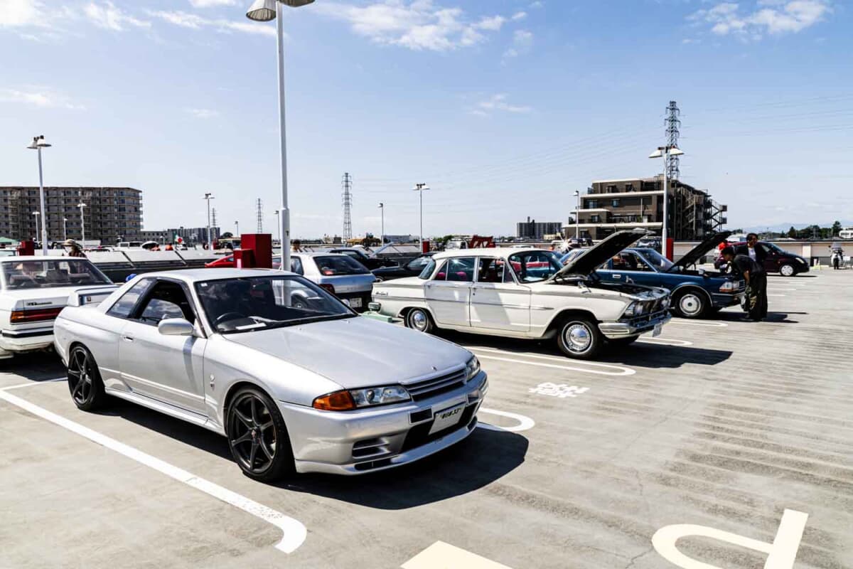 日産 スカイラインGT-R：800psオーバーにチューニングされた大迫力のR32型だ