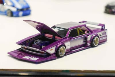サンリッチが出品したミニGT傘下のKaido House。いわゆる族車スタイルを作り上げた