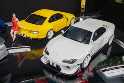 日産 シルビア S15(1/18スケール):Khyzyl Saleemデザイン。イエローが美しい