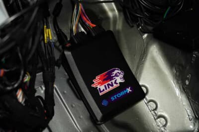 ダイハツ エッセ：Link Engine ManagementのStorm X ECUを搭載。吸排気系と組み合わせて現車セッティングを実施している