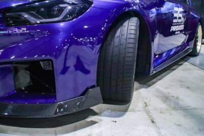 TOYO TIRES PROXES：こちらのタイヤはPROXES Sport 2。BMW M2 CSに装着していた。日常使いとしても評価が高いプレミアムタイヤ