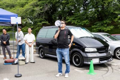 主催者のじゅんやさん。福岡でのイベント見学が関東でのミーティング開催のキッカケ