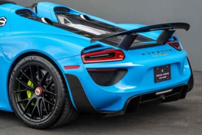468万ドル（邦貨換算約7億3476万円）で落札されたポルシェ「918スパイダー」 （C）Courtesy of Broad Arrow