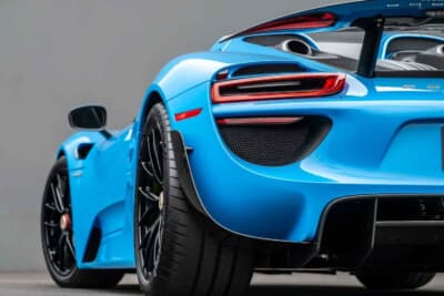 468万ドル（邦貨換算約7億3476万円）で落札されたポルシェ「918スパイダー」 （C）Courtesy of Broad Arrow