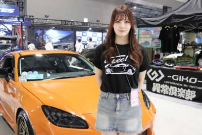 トヨタ GR86:このクルマのオーナーの “るんちゃん”さん。オートメッセ in 愛知で、愛車に対するアツい思いを色々と語ってくれた