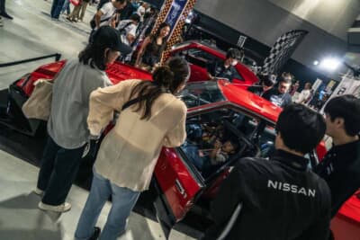 Re30 スカイラインシルエット：会場では老若男女問わず多くの来場者から大人気の一台だった
