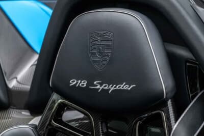 468万ドル（邦貨換算約7億3476万円）で落札されたポルシェ「918スパイダー」 （C）Courtesy of Broad Arrow